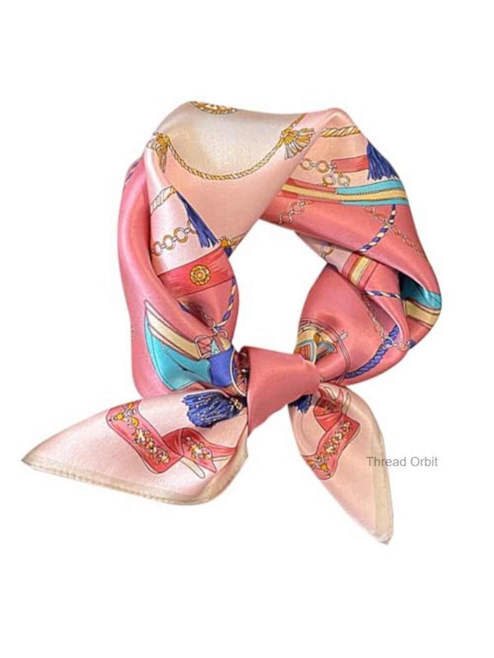 100% Mulberry Silk 21" Square Scarf Hair Neck Wrap Women Gift